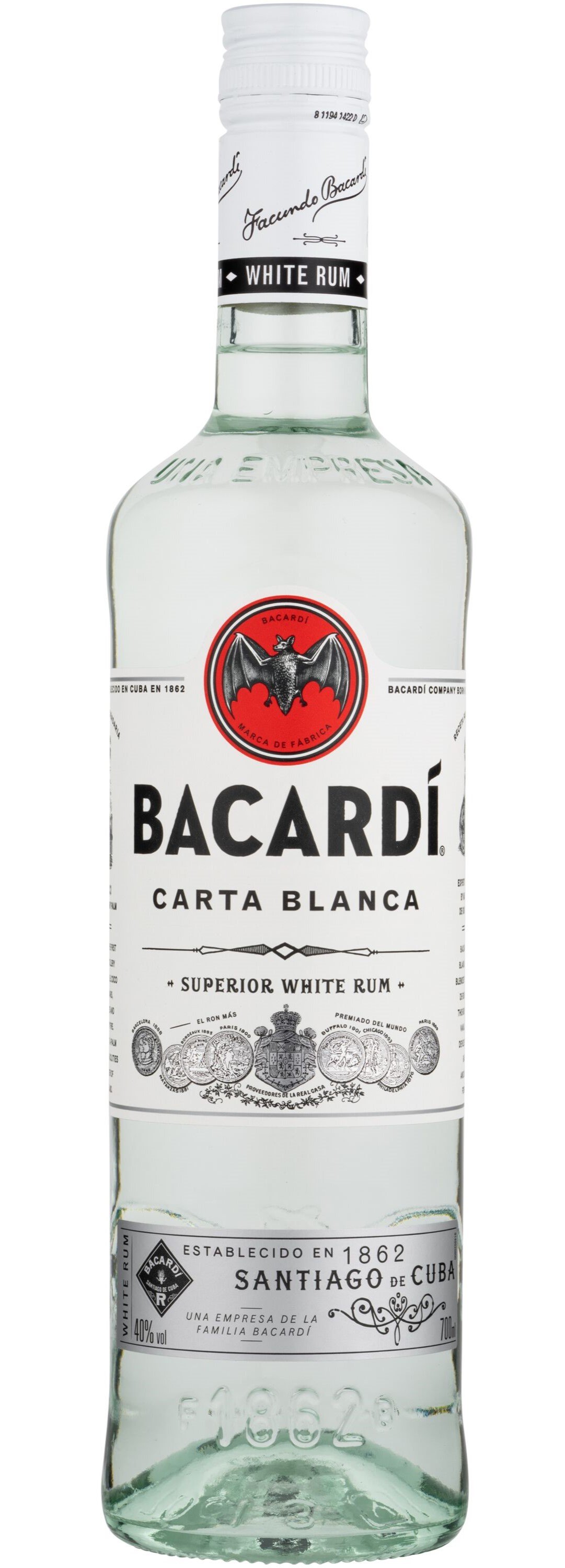 Bacardi Rom Carta Blanca 37 5