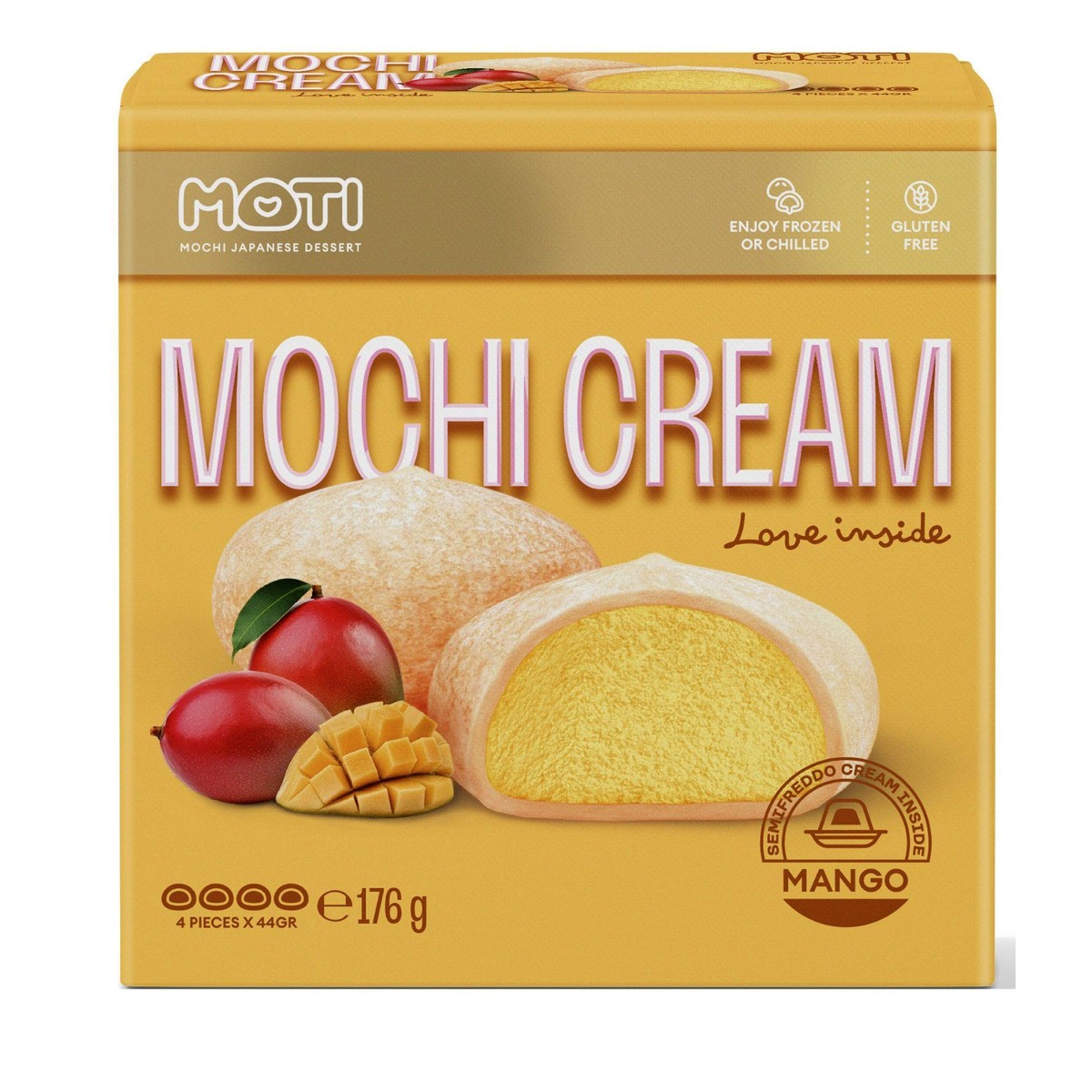 Moti Mochi cu aroma de mango 4x44g