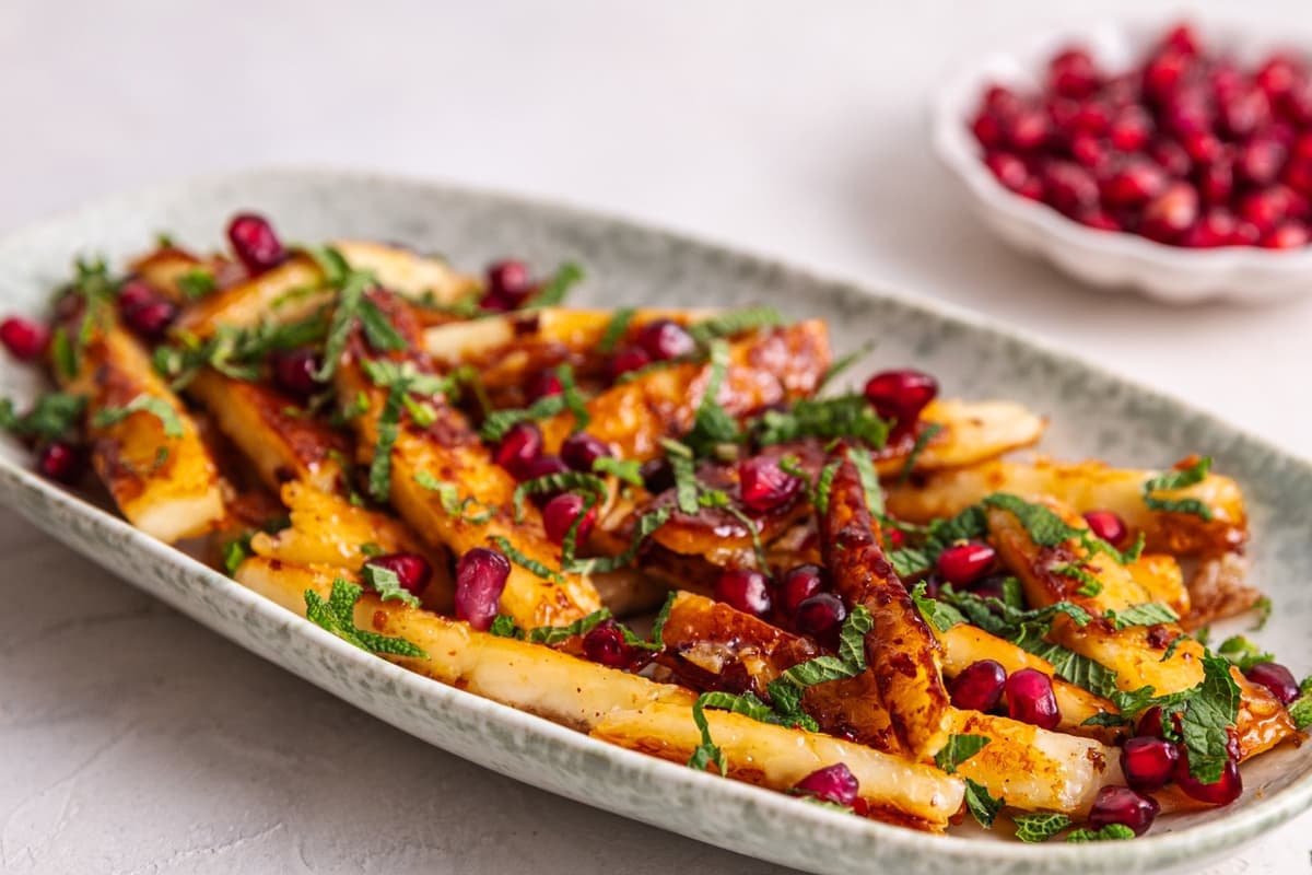 Bastonașe de halloumi prăjite
