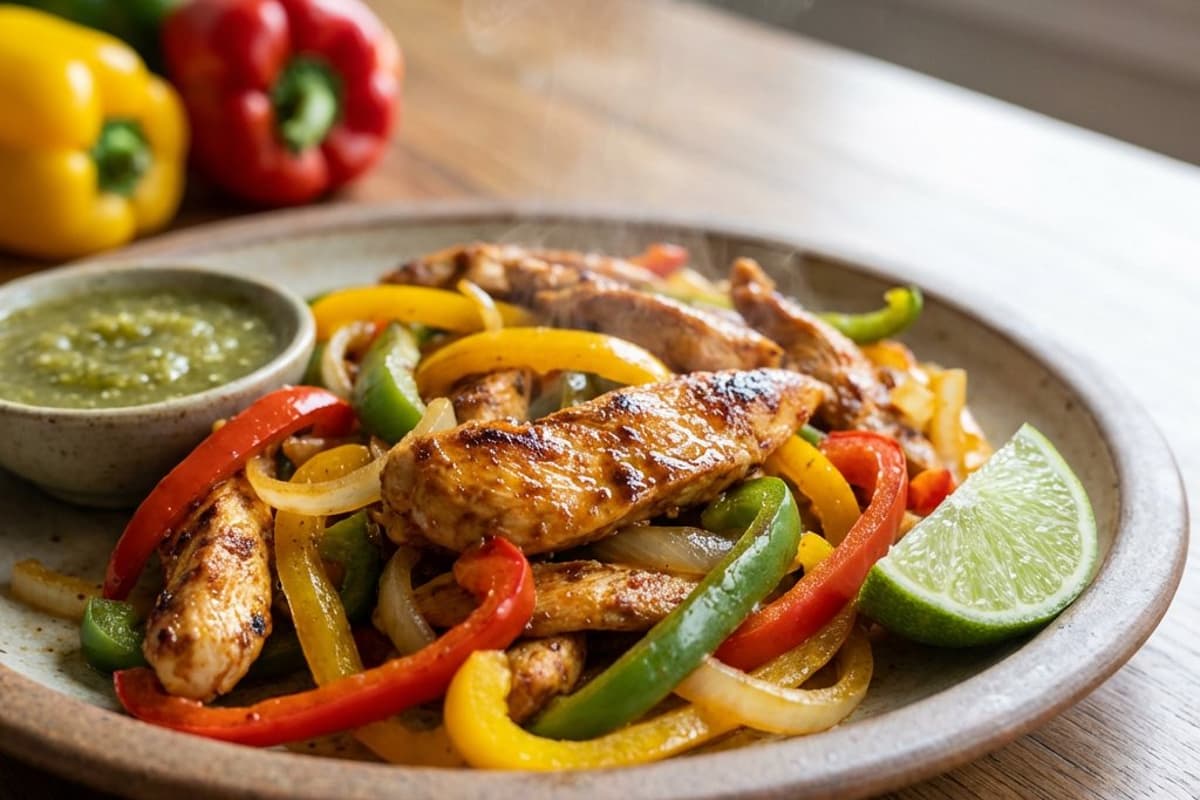 Fajitas de pui | Rețetă mexicană rapidă și aromată