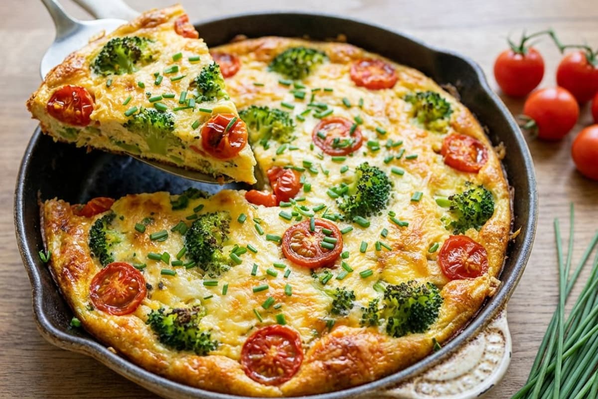 Vegetable and Broccoli Frittata