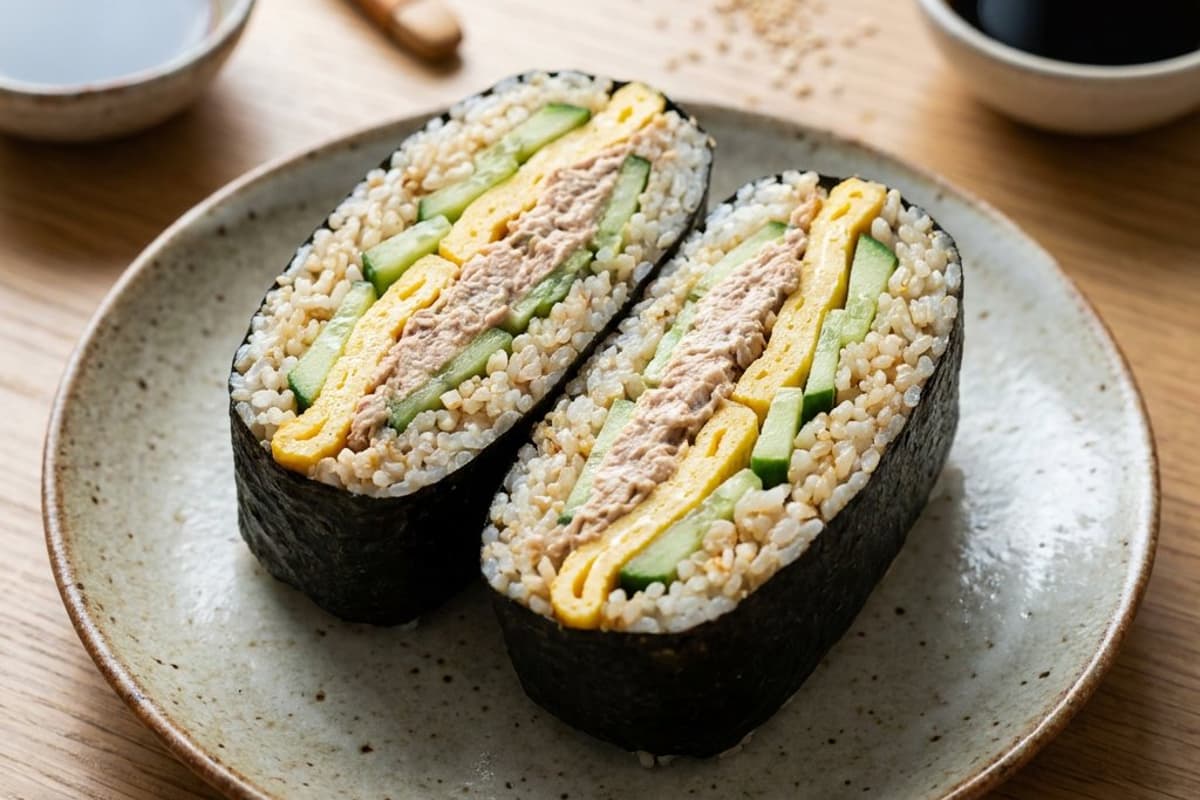 Sandwich de orez (Onigirazu) | Gustare rapidă