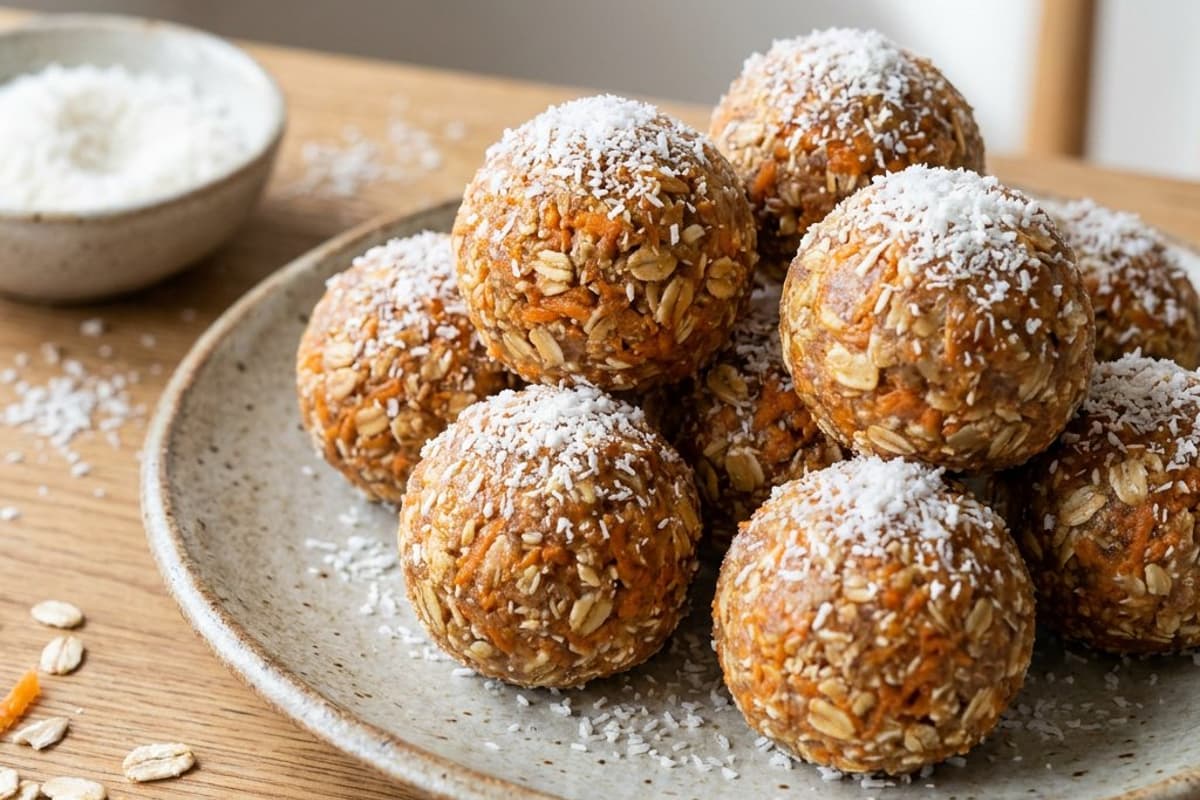 Carrot energy balls | Quick snack
