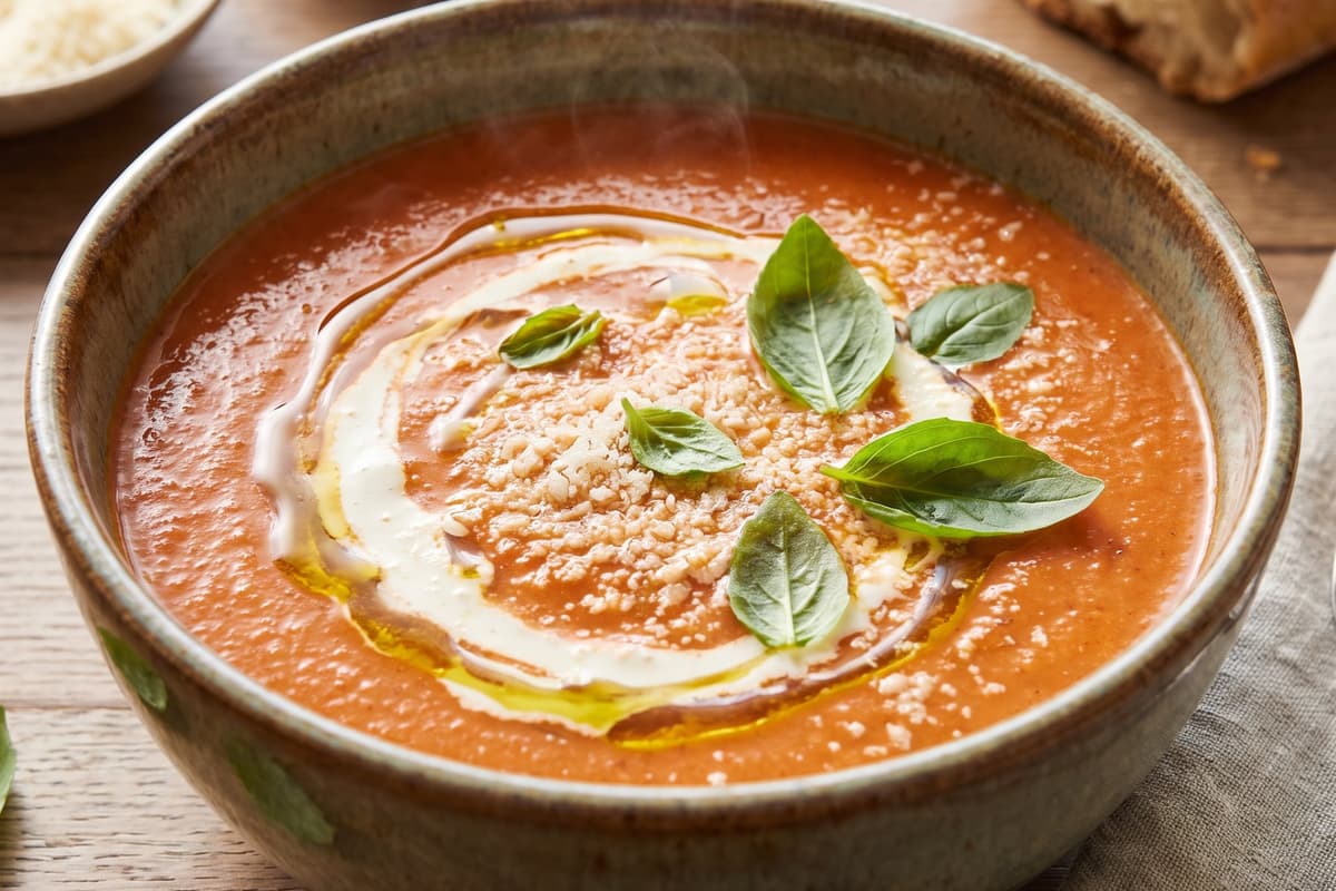 Cream of tomato soup