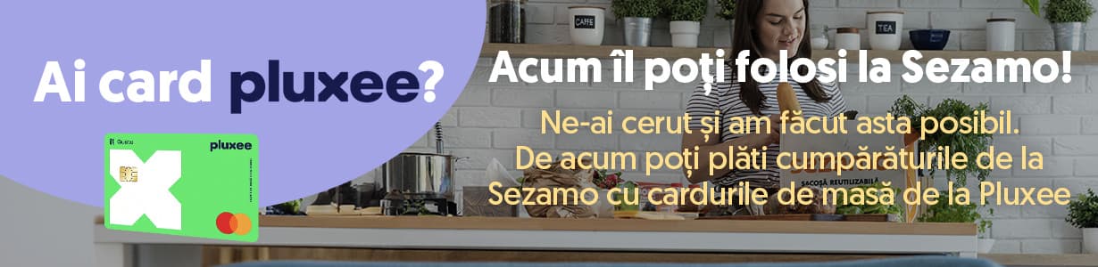 Plata cu cardul de masă Pluxee