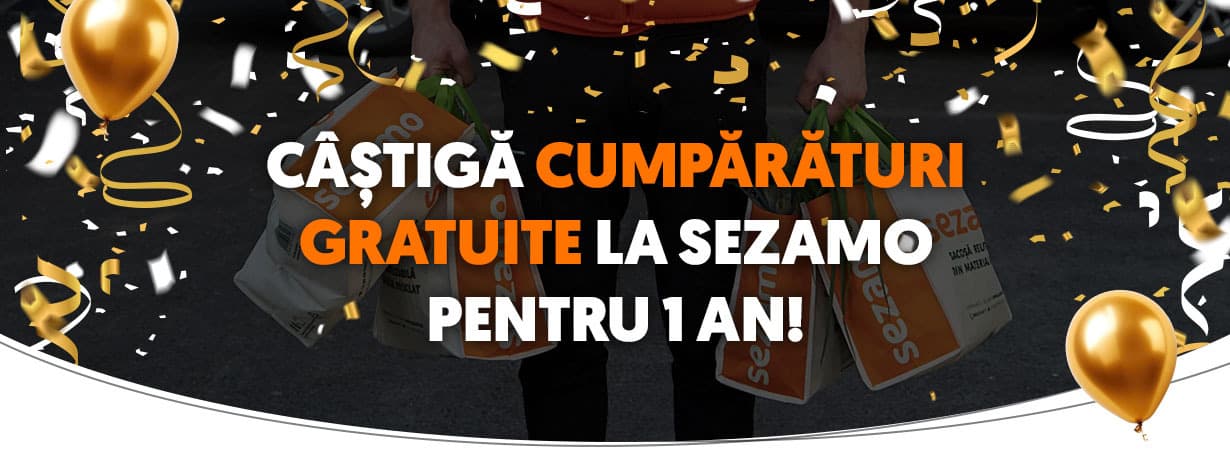 Win free shopping at Sezamo for 1 year!
