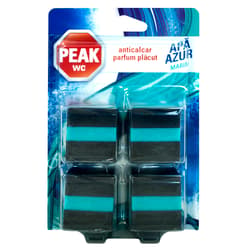 Peak WC Toilet Block Aqua Blue Marine 4x50g