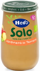 Hero Baby Solo ECO Meniu legume si vitel +6 luni