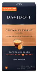 Davidoff Cafe Crema Elegant Lungo Cafea capsule compatibile Nespresso