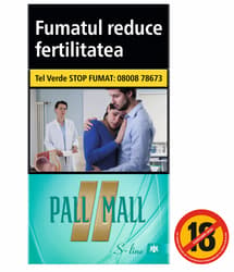 Pall Mall S-Line Flow Turquoise Cigarettes