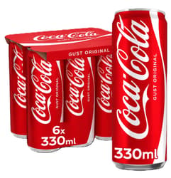 Coca-Cola Gust Original Bautura racoritoare carbogazoasa 6 pack doza