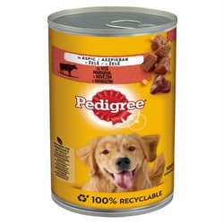 Pedigree Hrana umeda pentru caini adulti cu vita in aspic