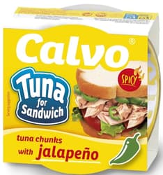 Calvo Ton cu jalapeño pentru sandwich
