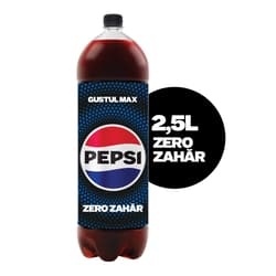 Pepsi Zero Zahar Bautura racoritoare carbogazoasa cu aroma de cola pet