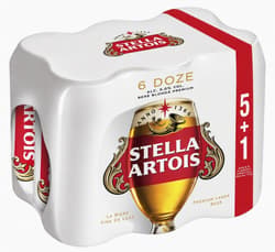 Stella Artois Bere Blonda superioara doza 5+1 pack