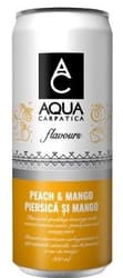 Aqua Carpatica Bautura racoritoare cu apa minerala si suc de piersica si mango doza