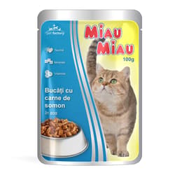 Miau Miau Plic cu somon in sos
