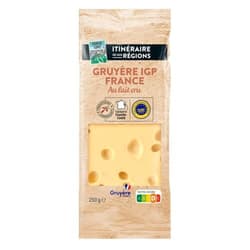 Itineraire des Saveurs Branza Gruyere IGP Franta