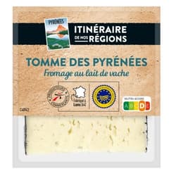 Itineraire des Saveurs Branza din lapte de vaca Tomme des Pyrenees IGP