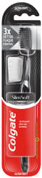 Colgate: Periuta de dinti Colgate Slim Soft Charcoal, cu peri moi si varfuri subtiri