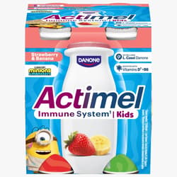 Actimel Actikids Strawberries and Bananas (4x100g)