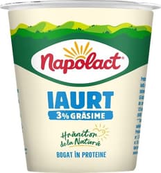 Napolact Iaurt Numa Bun 3% grasime pahar