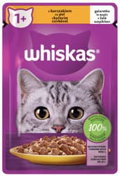 Whiskas hrana umeda pentru pisici adulte, cu pui in aspic 85g