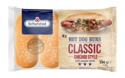Schulstad Chifla hot dog cu susan 4X62,5g