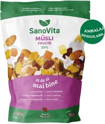 Sanovita Musli fructe, cu zipper