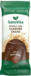 Sanovita Rondele din grau cu glazura de cacao