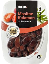 Lyrakis Kalamon Savore Olives with Rosemary Marinated in Extra Virgin Olive Oil