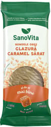 Sanovita Rondele din orez cu glazura caramel sarat