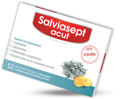 ZDROVIT SALVIASEPT ACUT FARA ZAHAR 12 COMPRIMATE DE SUPT