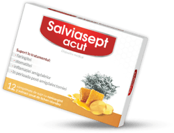 ZDROVIT SALVIASEPT ACUT 12 COMPRIMATE DE SUPT