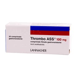 LANNACHER THROMBO ASS 100MG X 30 FILM-COATED TABLETS