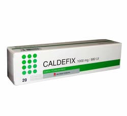 CALDEFIX 1000MG/880IU X 20 EFFERVESCENT TABLETS