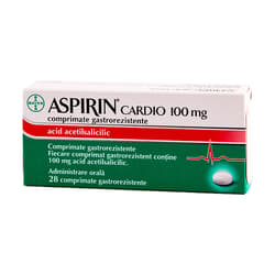 BAYER ASPIRIN CARDIO 100MG X 28 TABLETS