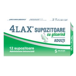 LABORMED 4LAX GLICERINA ADULTI SUPOZITOARE 12BUC