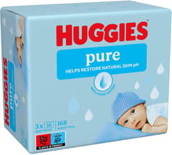 Huggies Pure Triplo Servetele umede (3x56 buc)