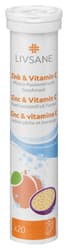 LIVSANE ZINC + VIT C 20 EFFERVESCENT TABLETS