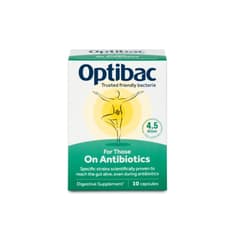 OPTIBAC 062 PRObioTIC ANTIECOTIC TREATMENT 10 CAPSULES