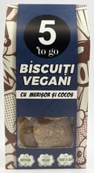 5 to go Biscuiti vegani cu merisor si cocos