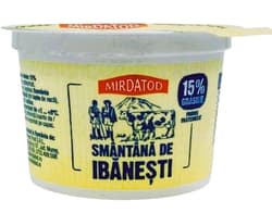 Mirdatod Smantana de Ibanesti pasteurizata 15%