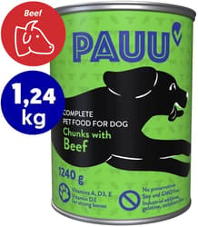Pauu Beef Chunks in Gravy for Dogs