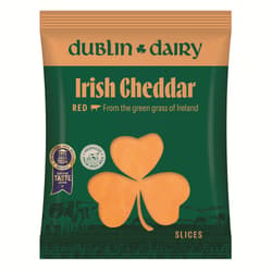 Dublin Dairy Irish Cheddar Red sliced
