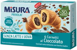Misura Croissant cu ciocolata fara lactoza, extra umplutura