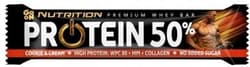 Go On Nutrition Baton proteic 50% biscuiti si frisca