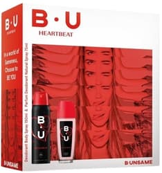 B.U HEARTBEAT Set cadou: Parfum pentru corp + Deodorant spray pentru corp