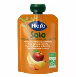 Hero Solo ECO Gustare mar, banana, si morcov, 4 luni+