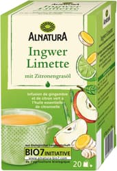 Alnatura ECO Ceai de ghimbir si lime